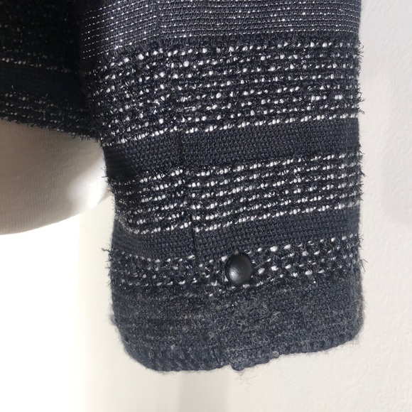 Chicos’s Black Label Metallic Jacket:Tagged Size 3 - Picture 6 of 8